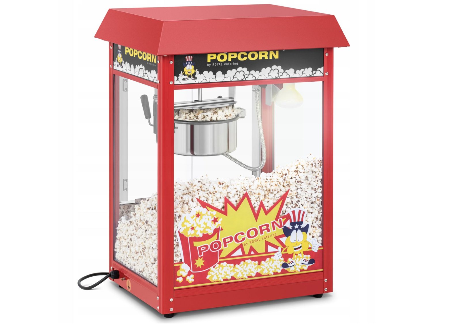 urzadzenie do popcornu rcpr 16e czerwony 1600 w royal catering