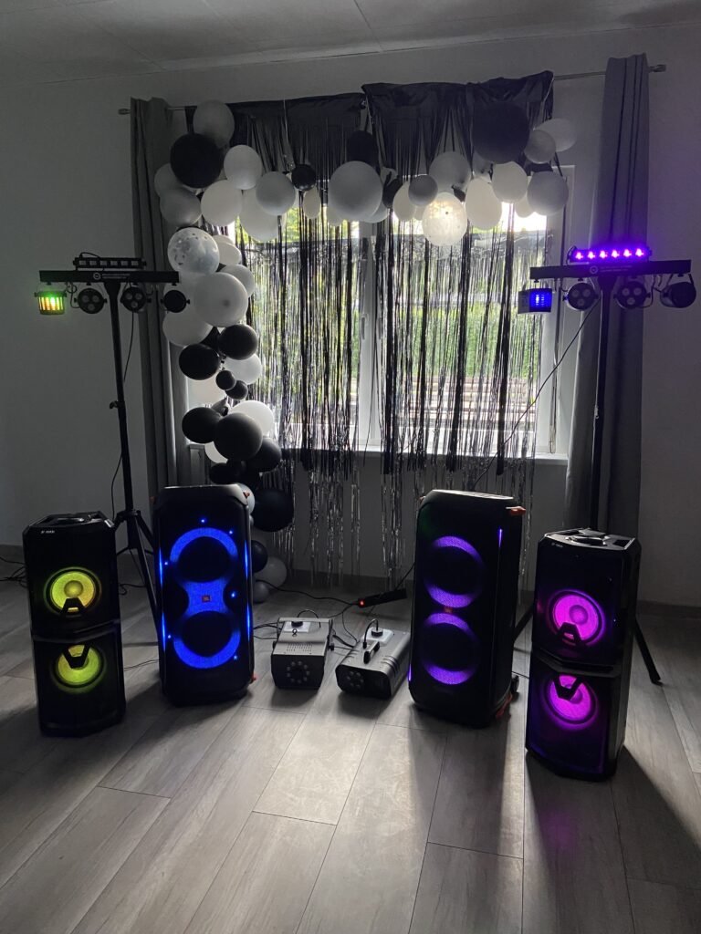 Sprzęt imprezowy, nagłośnienie i efekty