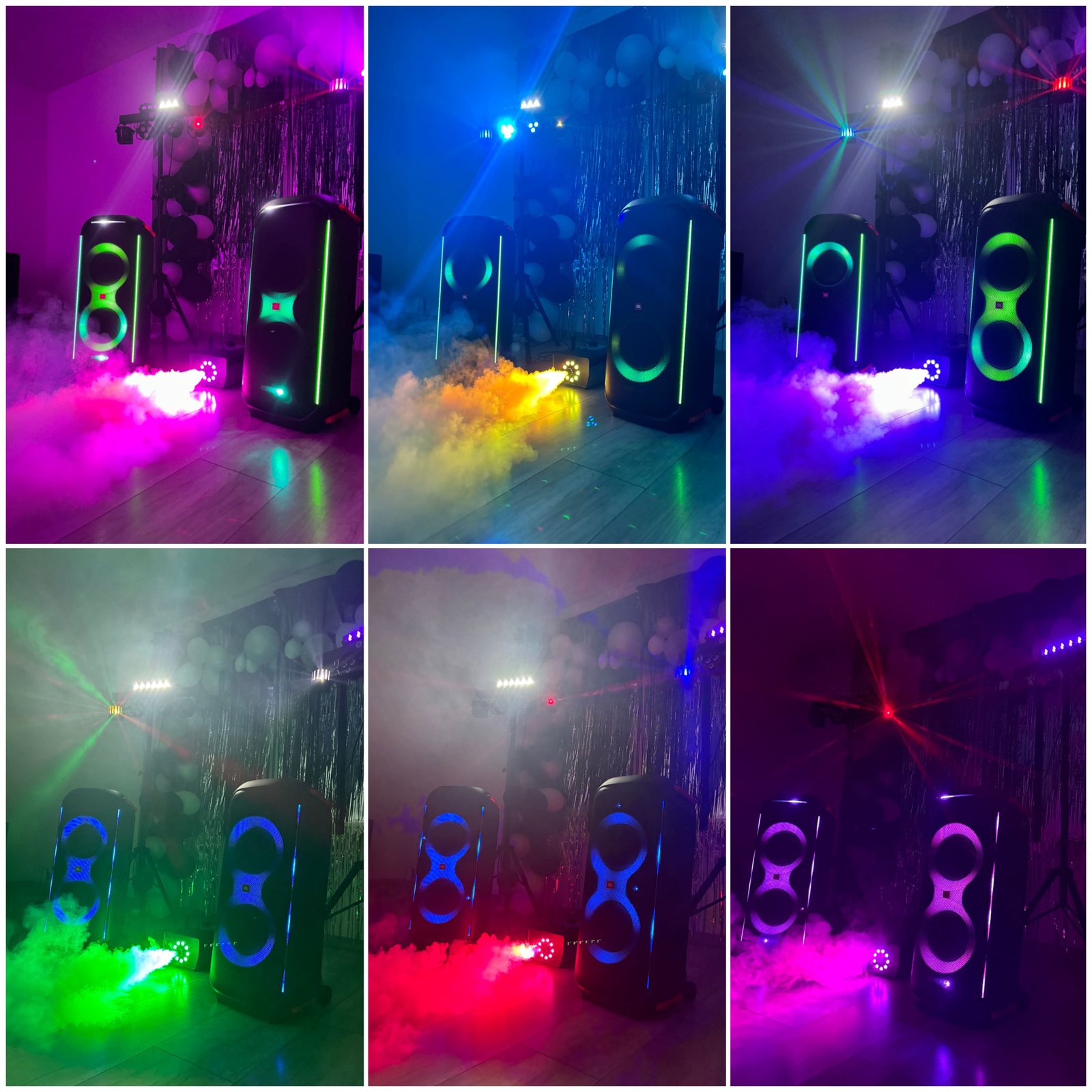 Pokaz sprzętu w akcji – JBL PartyBox, światła i dym