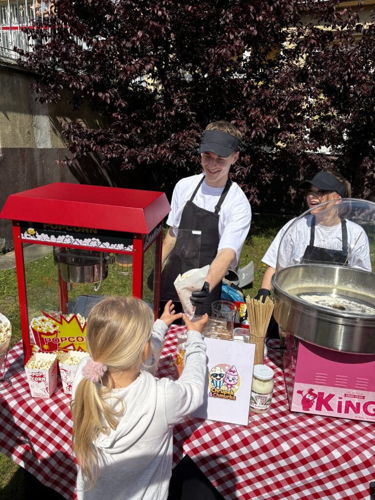Popcorn na festynie szkolnym